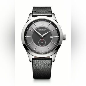 VICTORINOX Alliance 241765 Silver Quartz Stainless New Battery 44mm Men's Watch